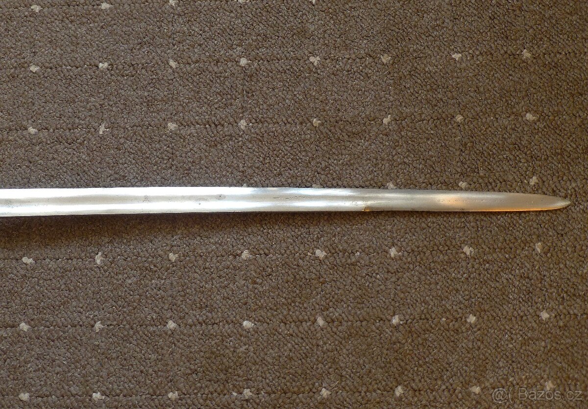 Lovecký tesák - Asi 18. století - Rytá čepel - 12