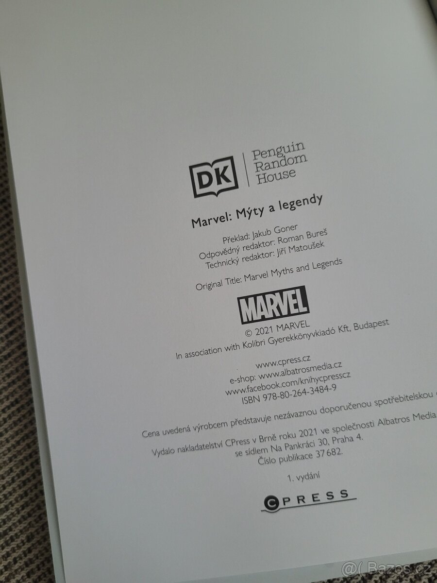 Nová kniha Marvel: Mýty a legendy, nakl. Cpress - 12