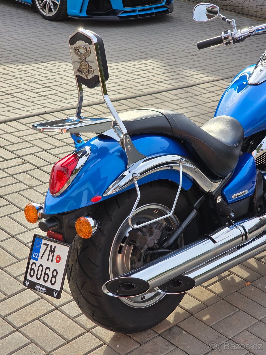 Kawasaki VN 900 Custom, původ ČR, padací rám, opěrka - 12