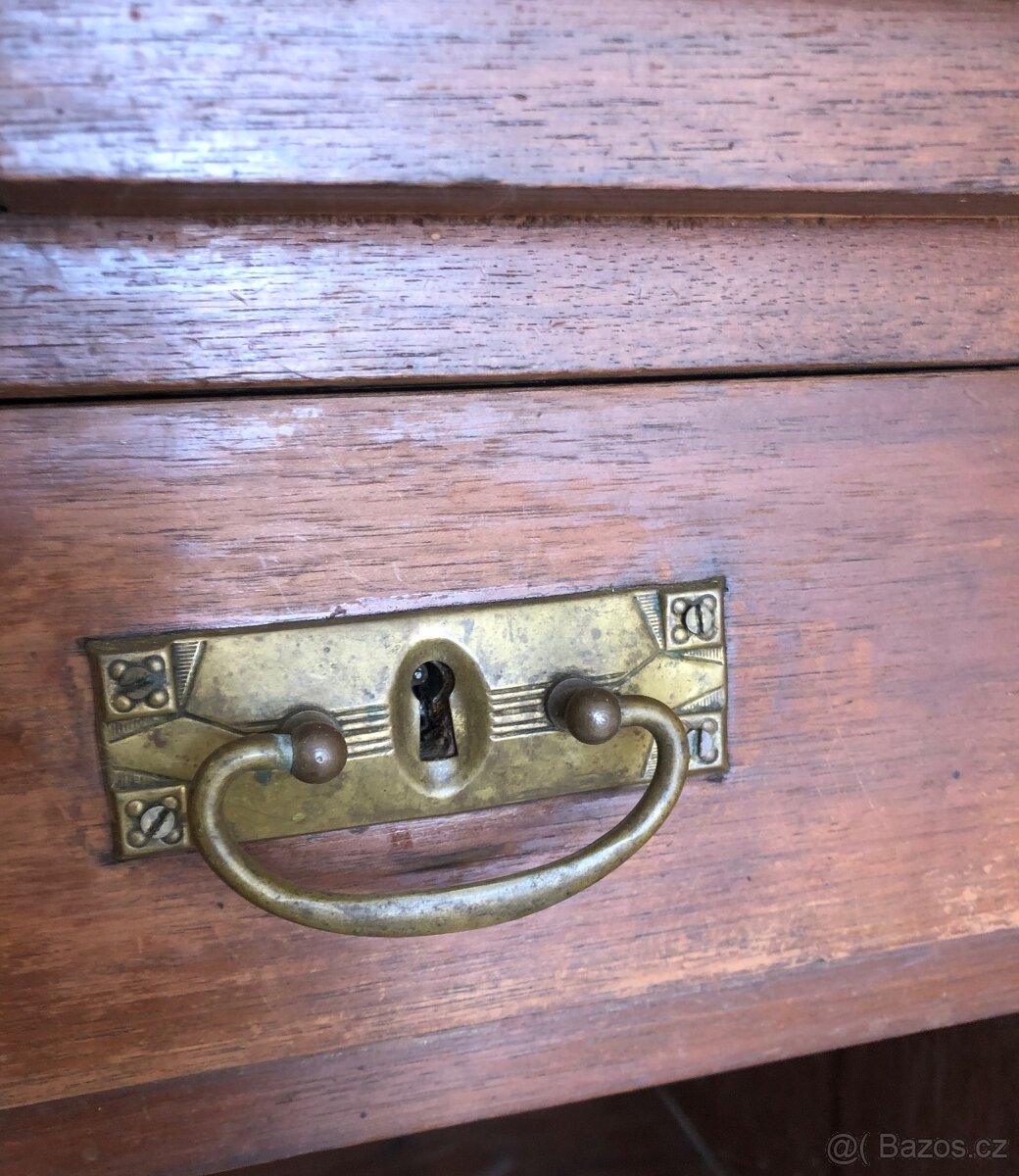 Starý příborník, kuchyň, Art deco, starožitný nábytek - 12