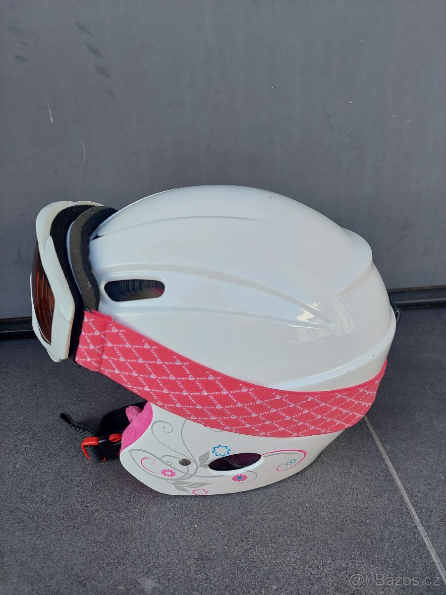 Lyže ELAN LIL SNOW, 120 cm + hůlky + boty + přilba - 12