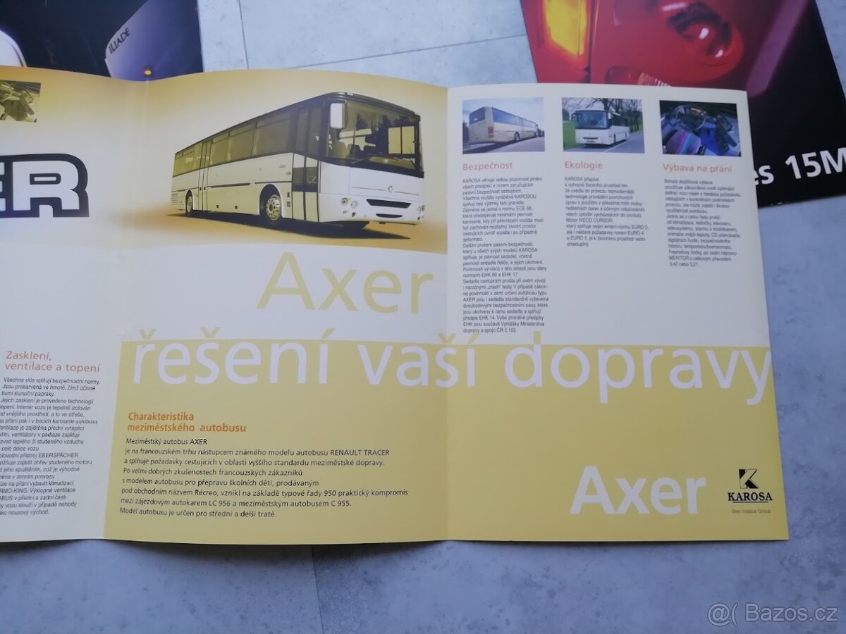 Karosa - katalogy, letáky - doprava v ceně - 12