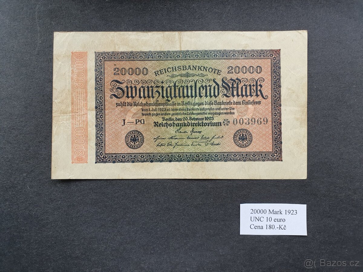 Prodám Bankovky 20 ks - 12