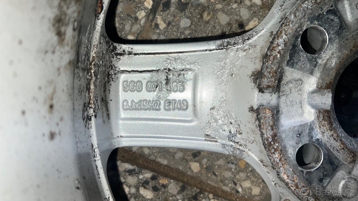 VW ZIMNÍ 195/65 R15 6J ET43 5x112 - 12