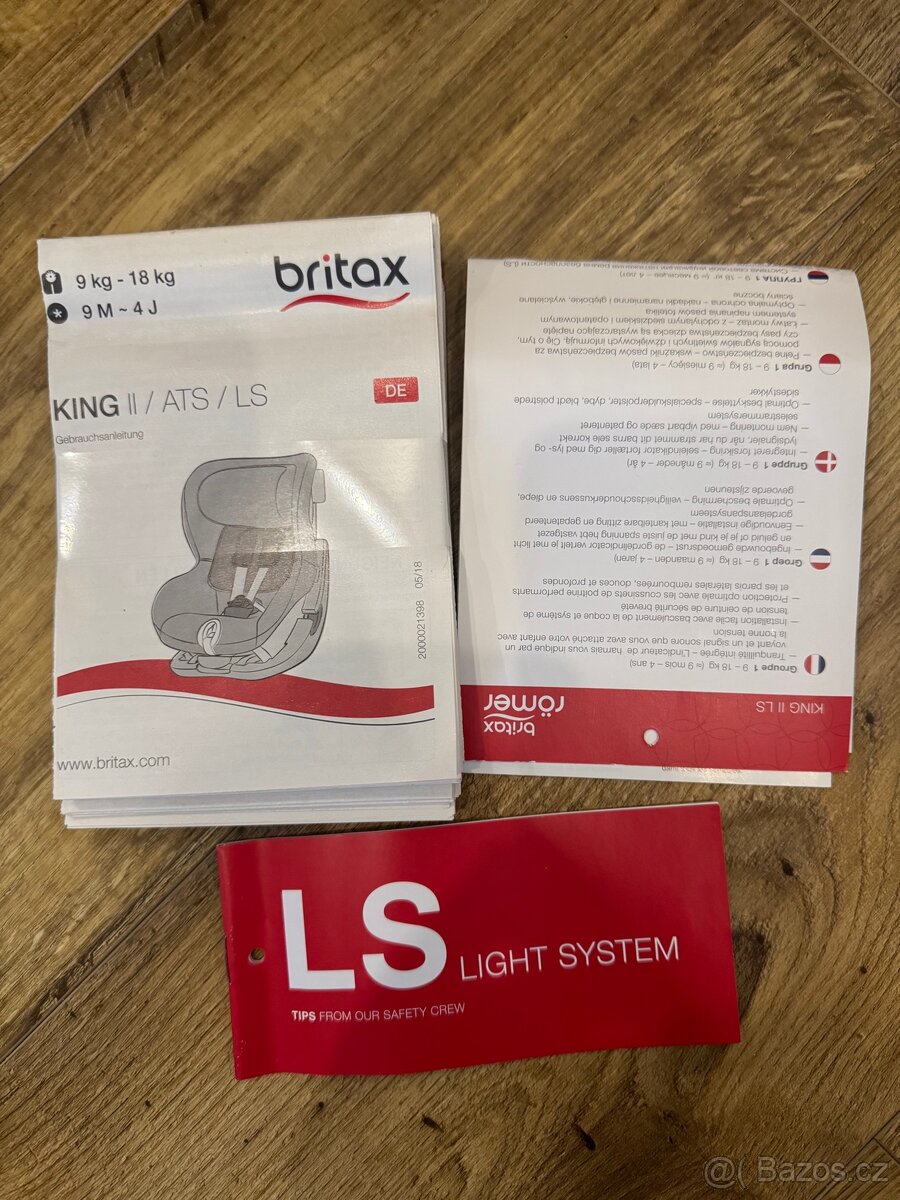 Autosedačka - Britax Römer King II LS Grey marble - 12