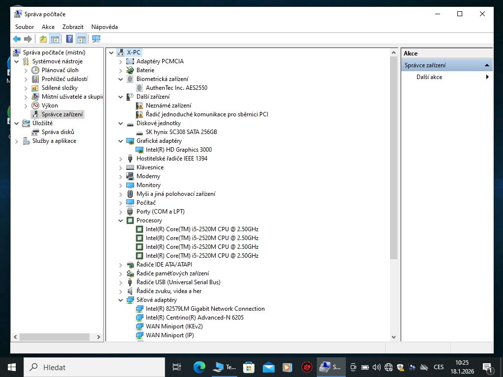 Vojensky notebook GETAC B300 i5, 16GB, SSD 256GB - 12