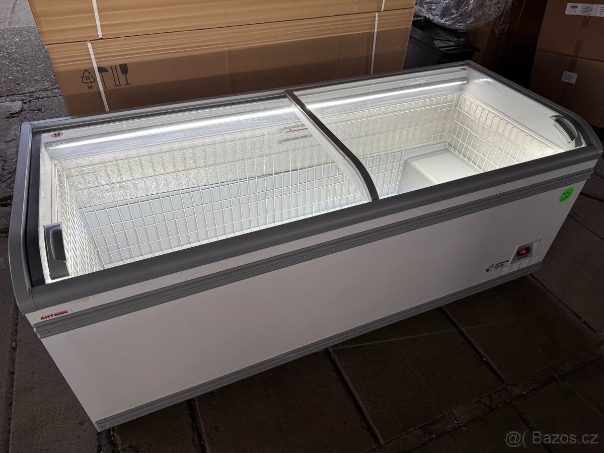 Prosklený pultový mrazák AHT 210x85x85cm - 12