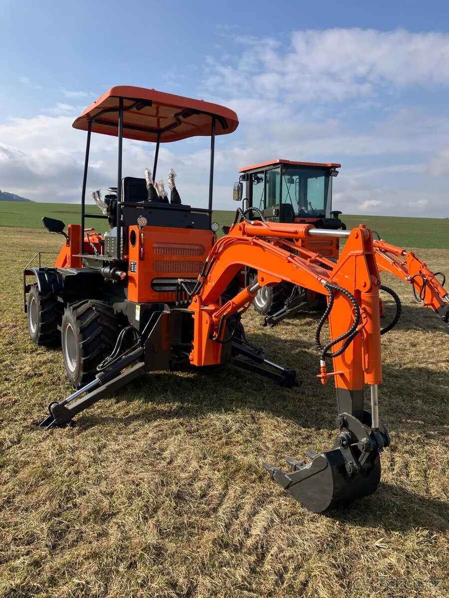 TRAKTORBAGR JM08 NAKLADAČ+MINIBAGR 4x4 - 12