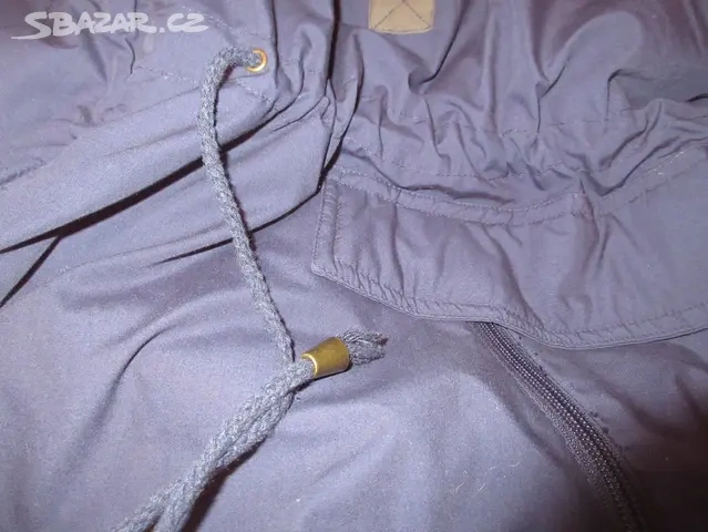 Pánská tmavě modrá bunda s beránkem - nadměr.vel. 62 a více - 12