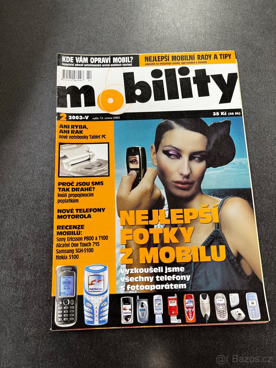 Časopis Mobility celý ročník 2003 12ks - 12