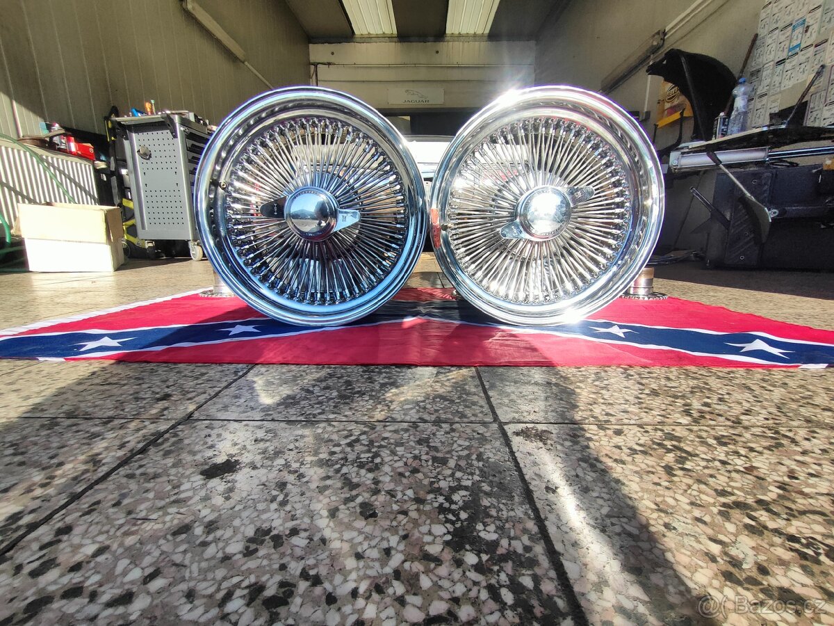 DAYTON Wire Wheels 16x8 originál US - 12