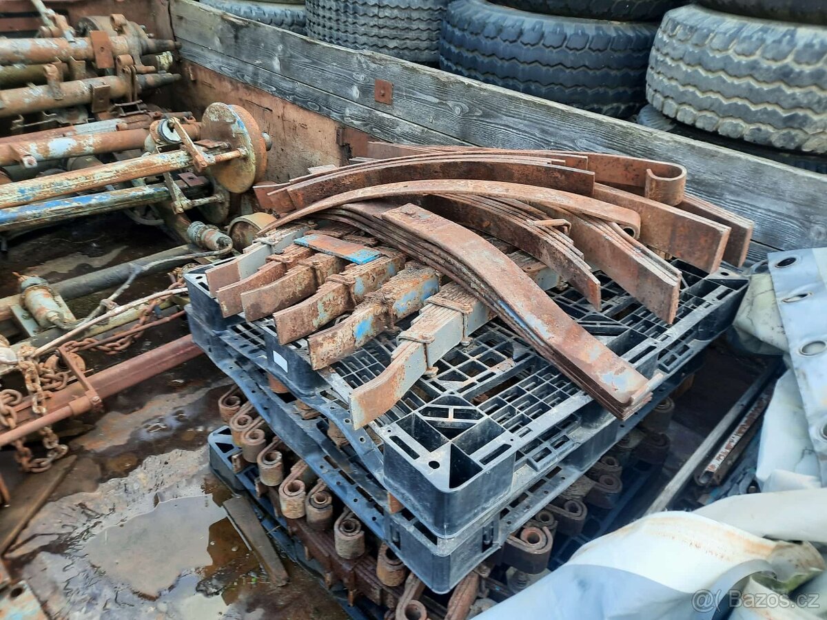 Kompletne kolesá diely na vlecku prives - 12