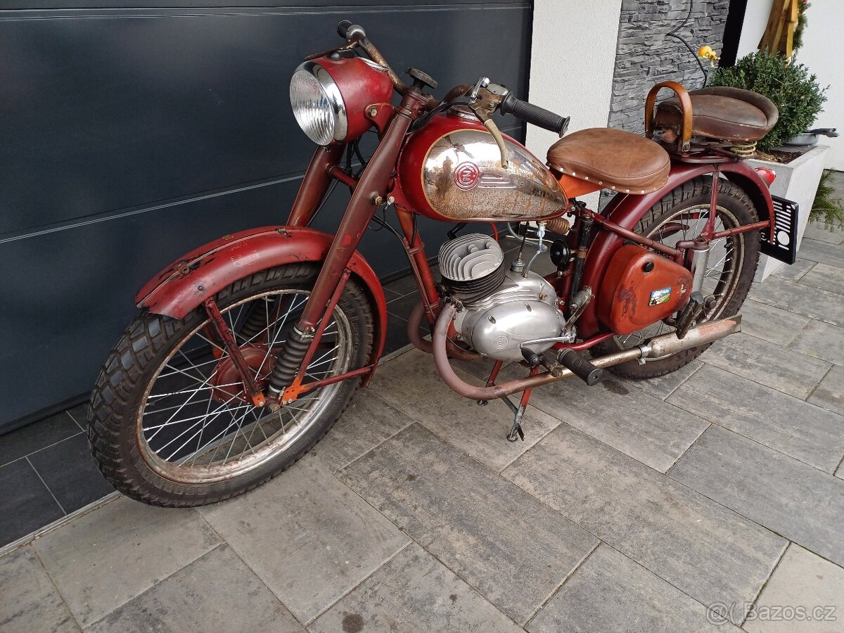 ČZ 125c původní s TP - 12