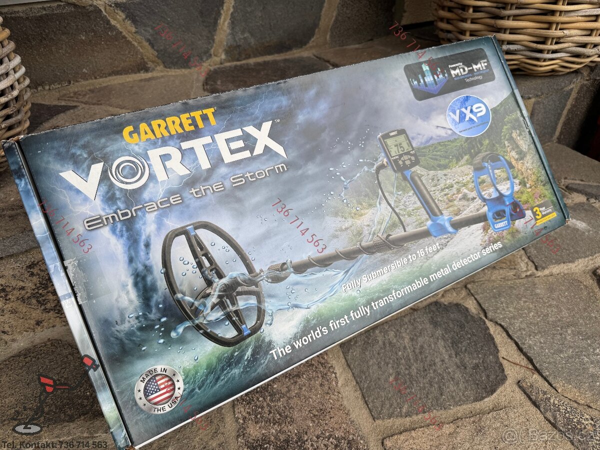 Detektor kovů Garrett Vortex VX9 - 12