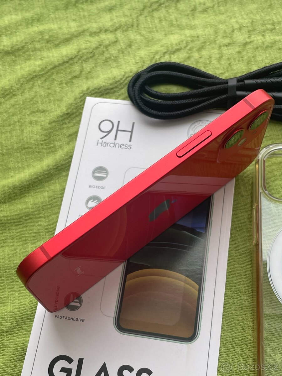 🍏 Apple Iphone 12 Mini 128GB RED 🍎 100% baterie 🔋 - 12