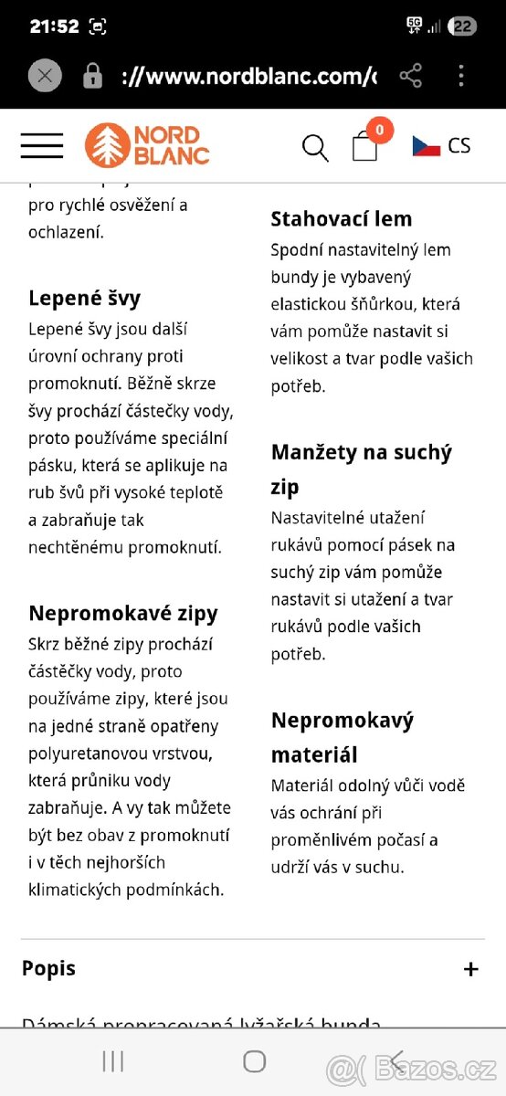 Prodám dámskou zimní lyžařskou bundu - 12