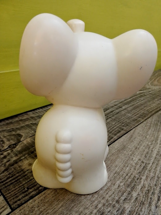 RETRO HRAČKY GUMOVÉ SRNEČKY, SLON, ZAJÍČEK, ŽABKA, MEDVÍDEK - 12