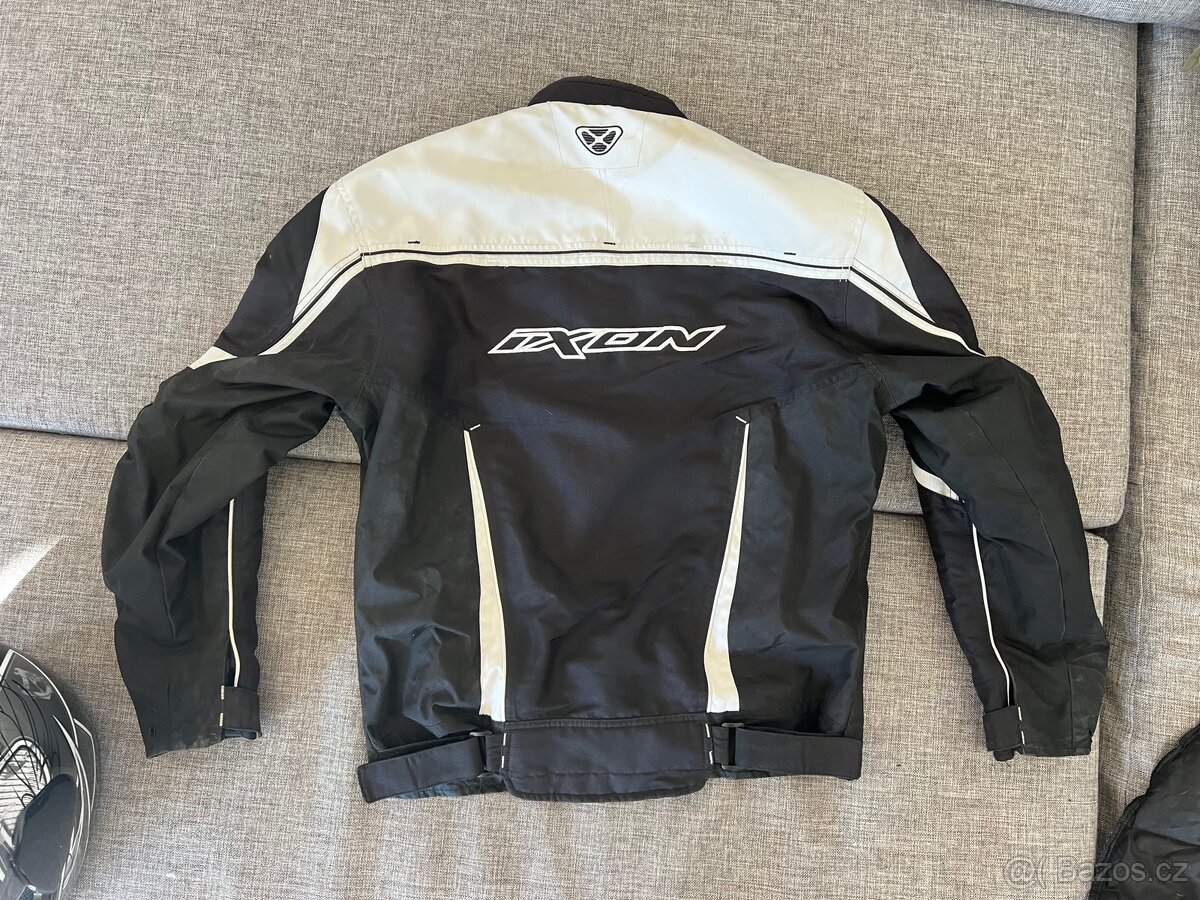 Motorkářská výbava - bunda a kalhoty Ixon, helma Airoh - 12
