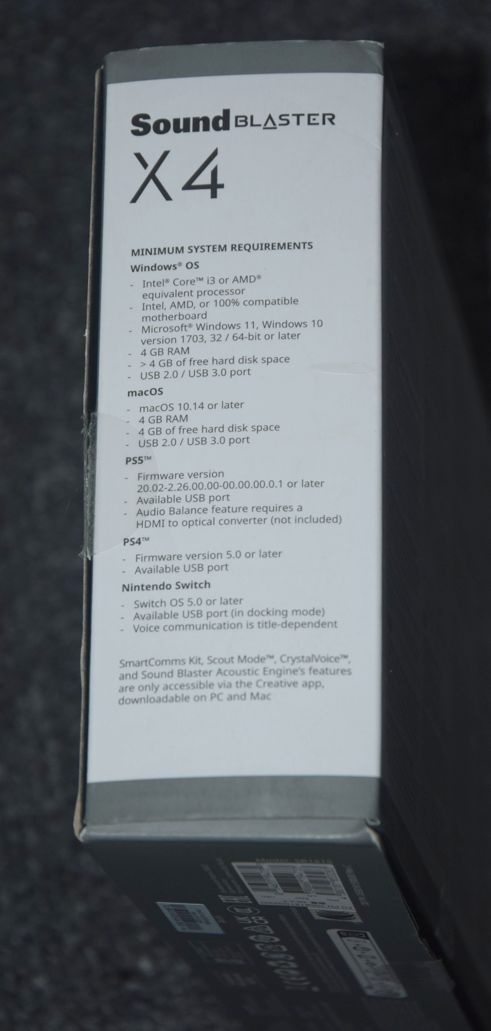 Creative Sound Blaster X4 externí Hi-res 7.1 USB DAC, nová - 12