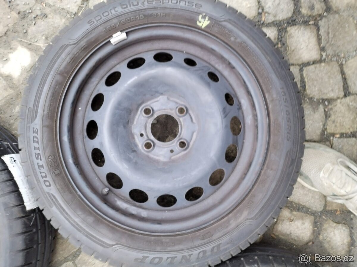 letni komplet SMART TWINGO 4x100 165/65/15 185/60/15 - 12