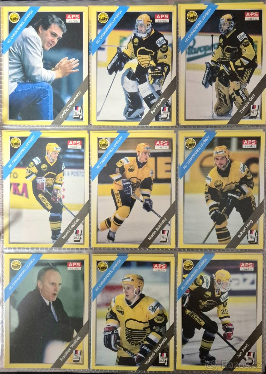 Hokejové karty APS 264 ks - 12