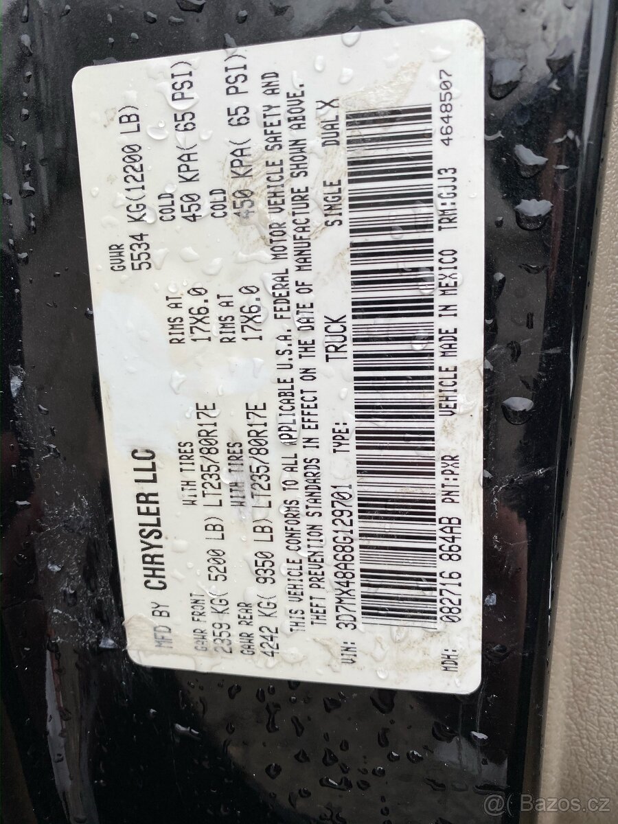 Dodge RAM 3500 6,7 cummins, 2008, 4x4 - 12