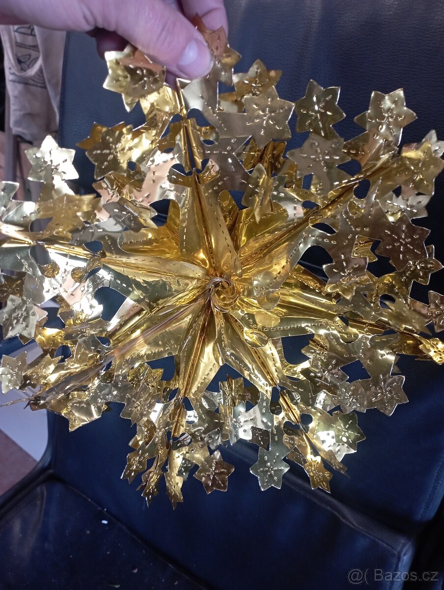 Vánoční hvězda atd dekorace - 12