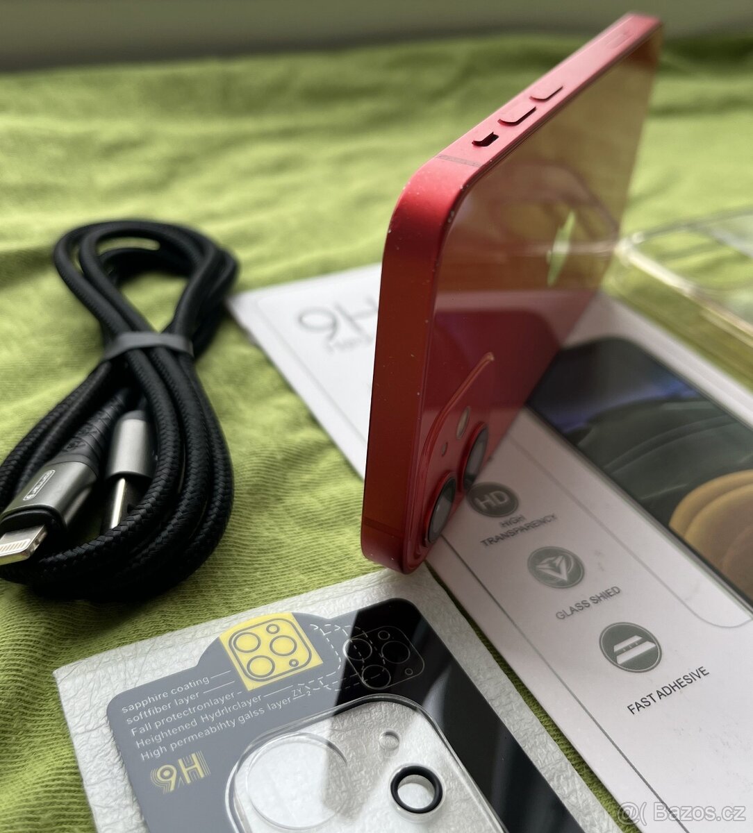 🍏 Apple Iphone 12 Mini 64GB RED 🍎 100% baterie 🔋 - 12