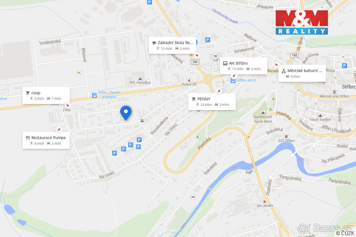 Prodej bytu 3+1 v Stříbře, ul. Západní Předměstí - 12
