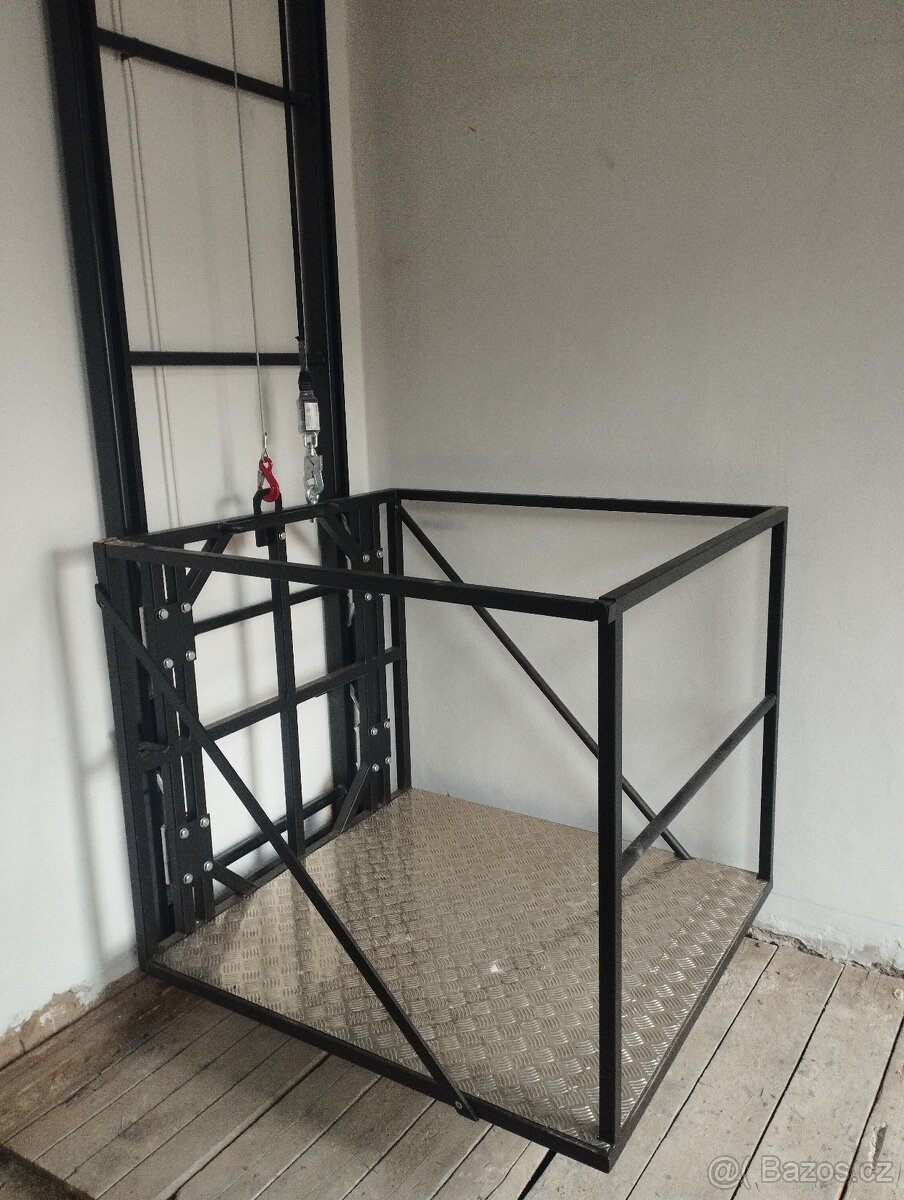 Plošinový výtah ke zdi vrátek zvedák - 12