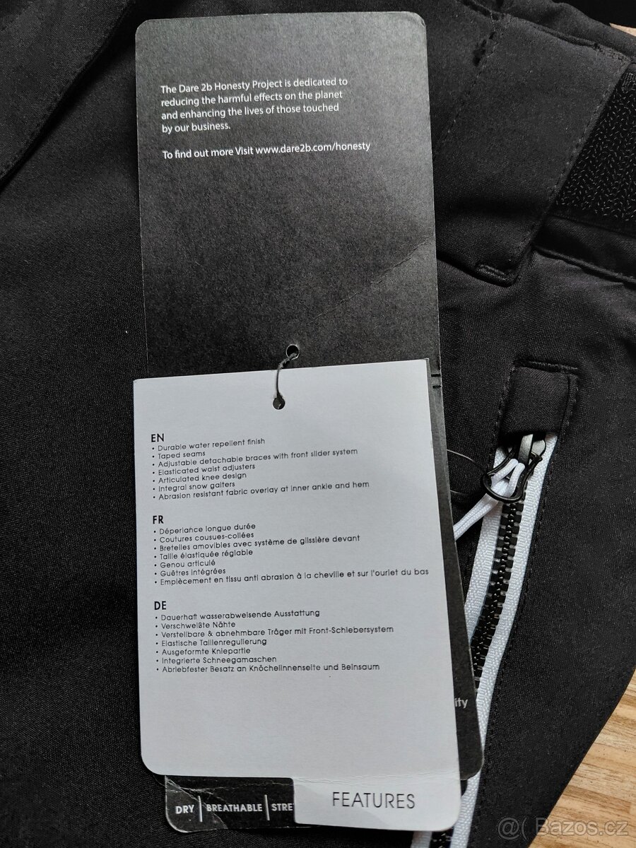 NOVÉ lyžařské kalhoty, vel. XXS/32 - 12