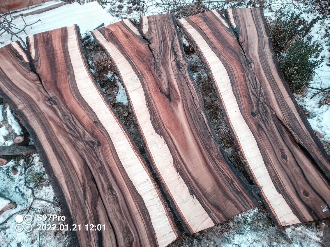 Super tmavé ořechové XXXL fošny a koláče - 12