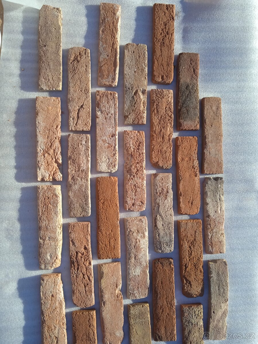 Cihlový obklad pásky z cihly líc - 12