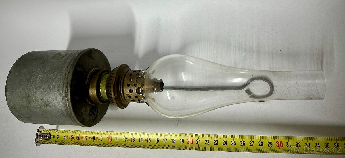 Stará lampa petrolejka TOP stav včetně perfekt stínítka - 12