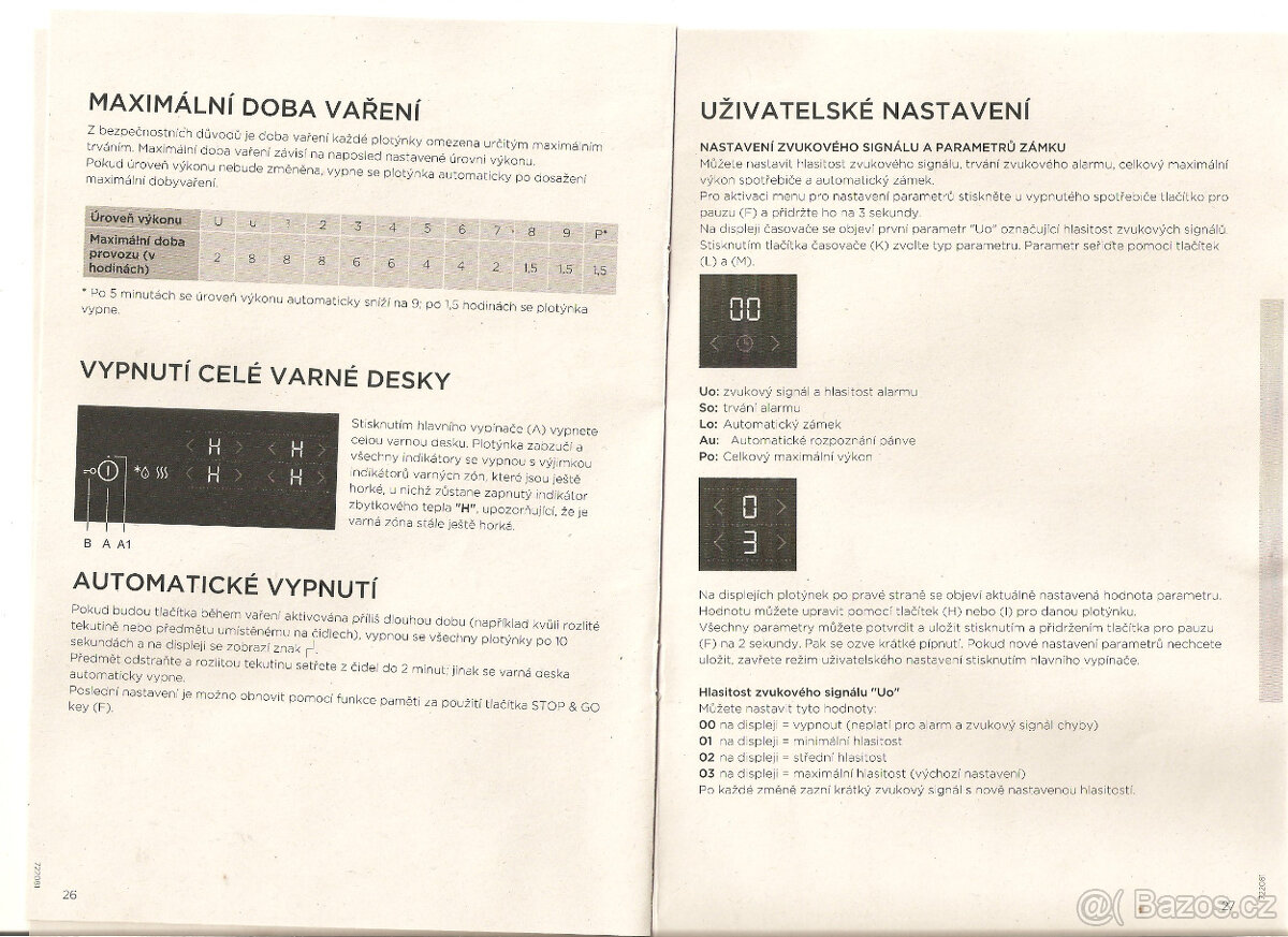 Indukční varná deska MORA VDIT 654 FF - 12
