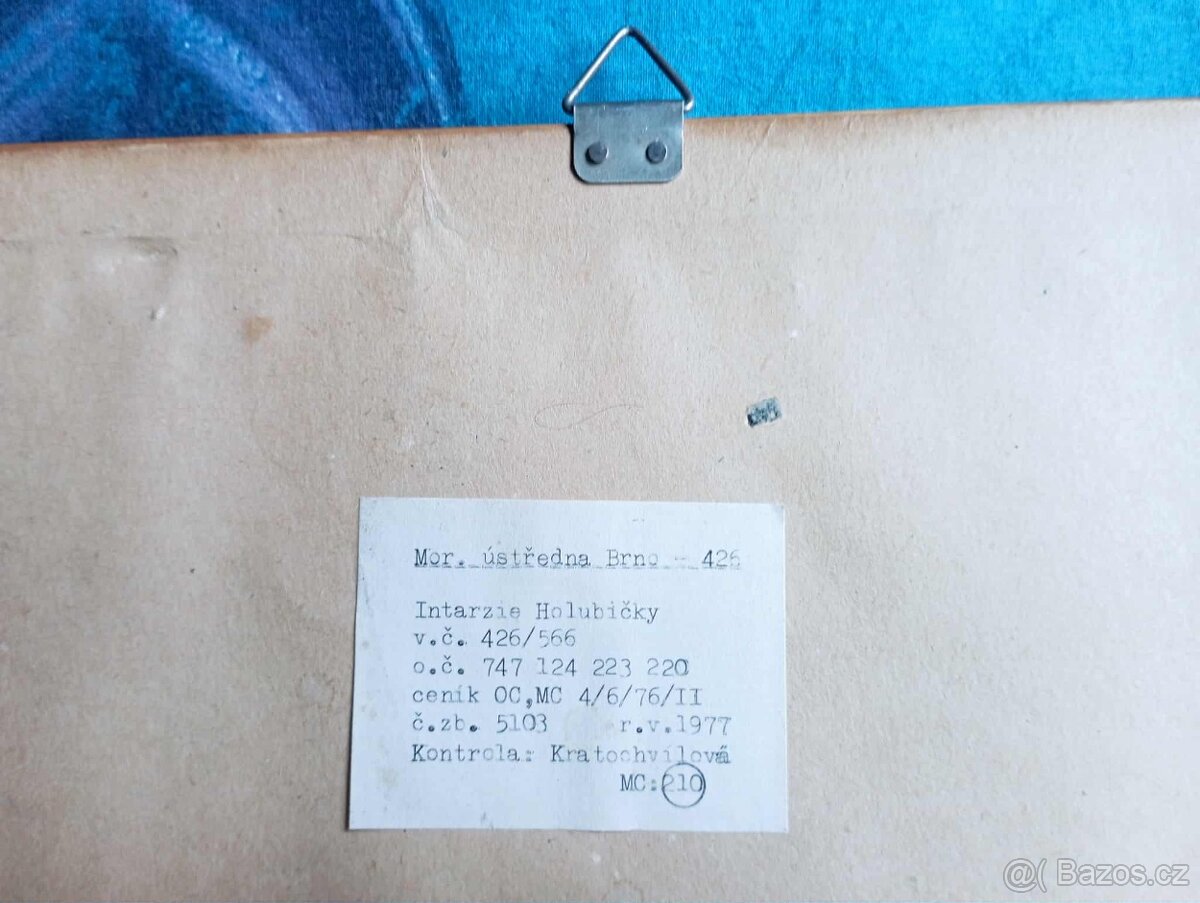 Intarzie - obrazy 70 - tá léta - RETRO - 12