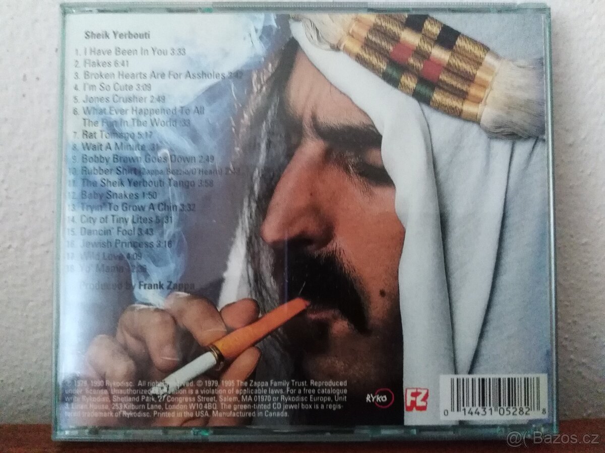 CD blues, hard, prog rock - 12