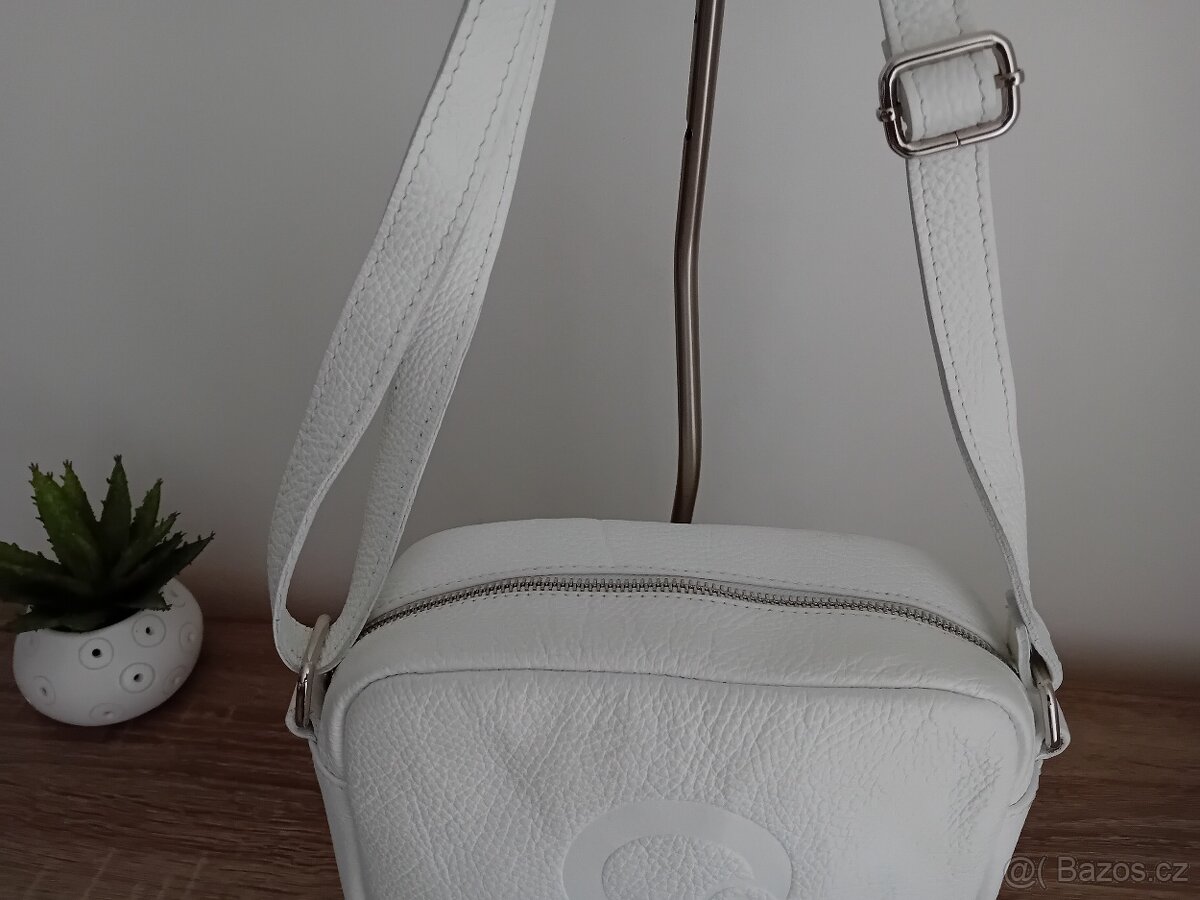 QVC dámská kabelka kožená nová - 12