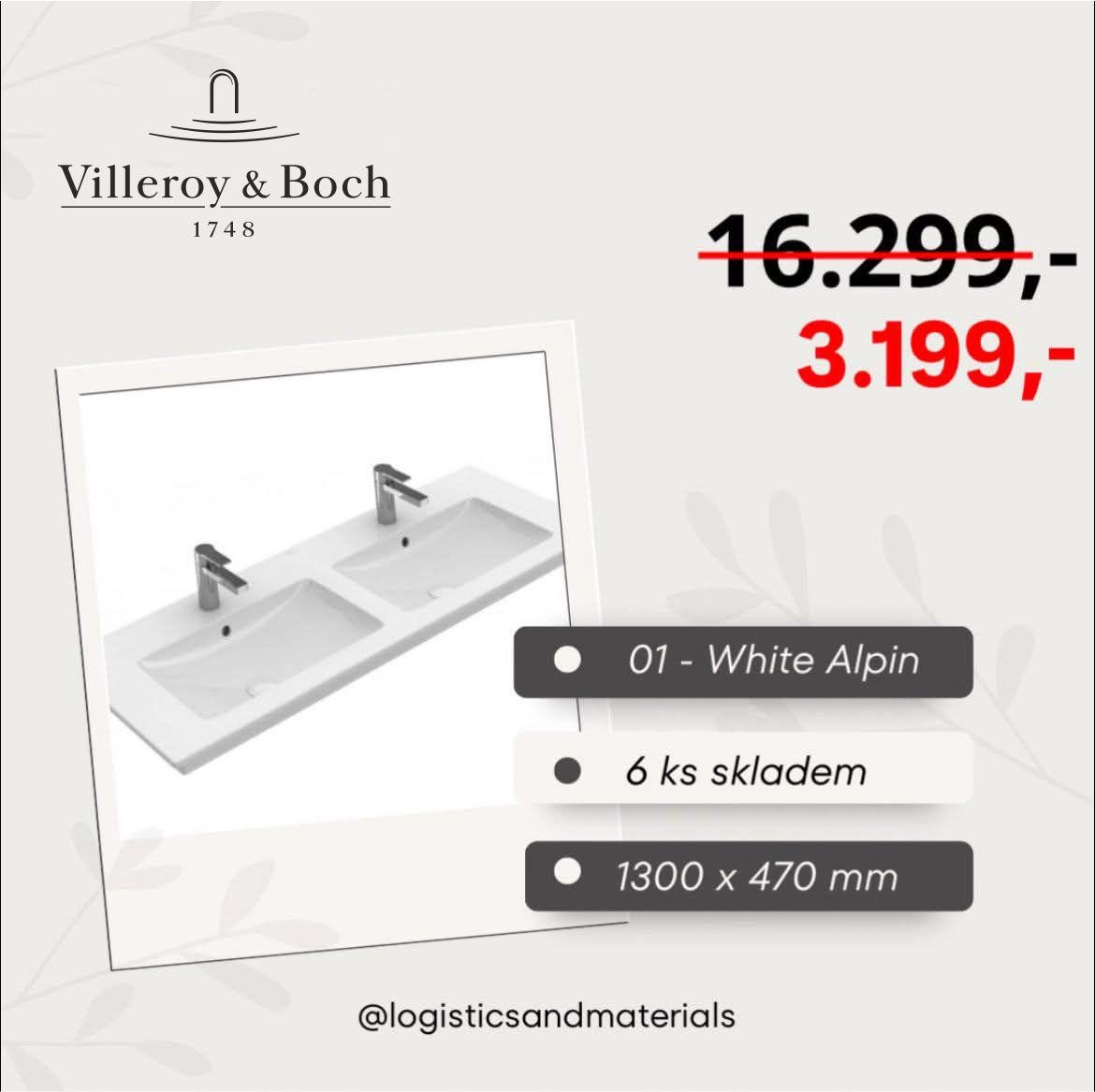 Villeroy & Boch výprodej — luxusní sanitární keramika - 12