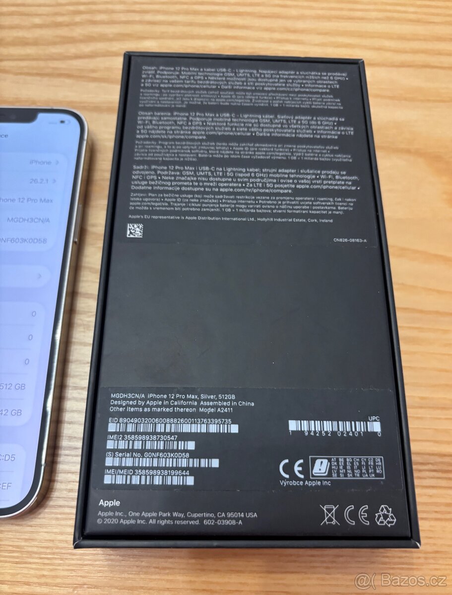 Apple iPhone 12 Pro Max 512GB, silver white - 12