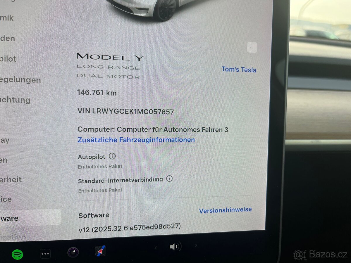 Tesla Y LR AWD, 2021, 147 Tkm, tažné, SoH89%, DPH - 12