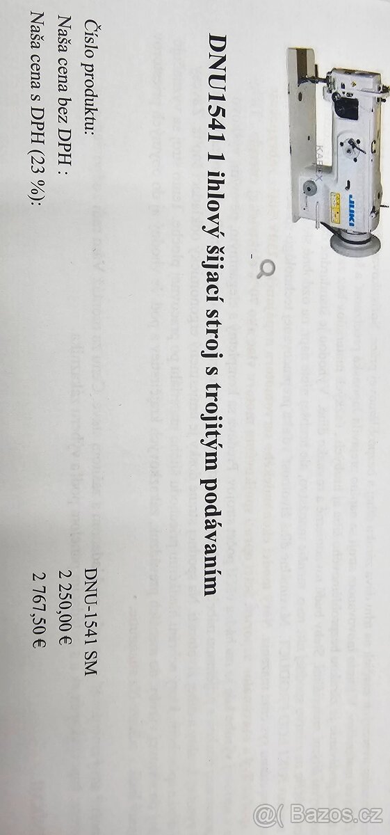 šicí stroj JUKI DNU-1541 - 12