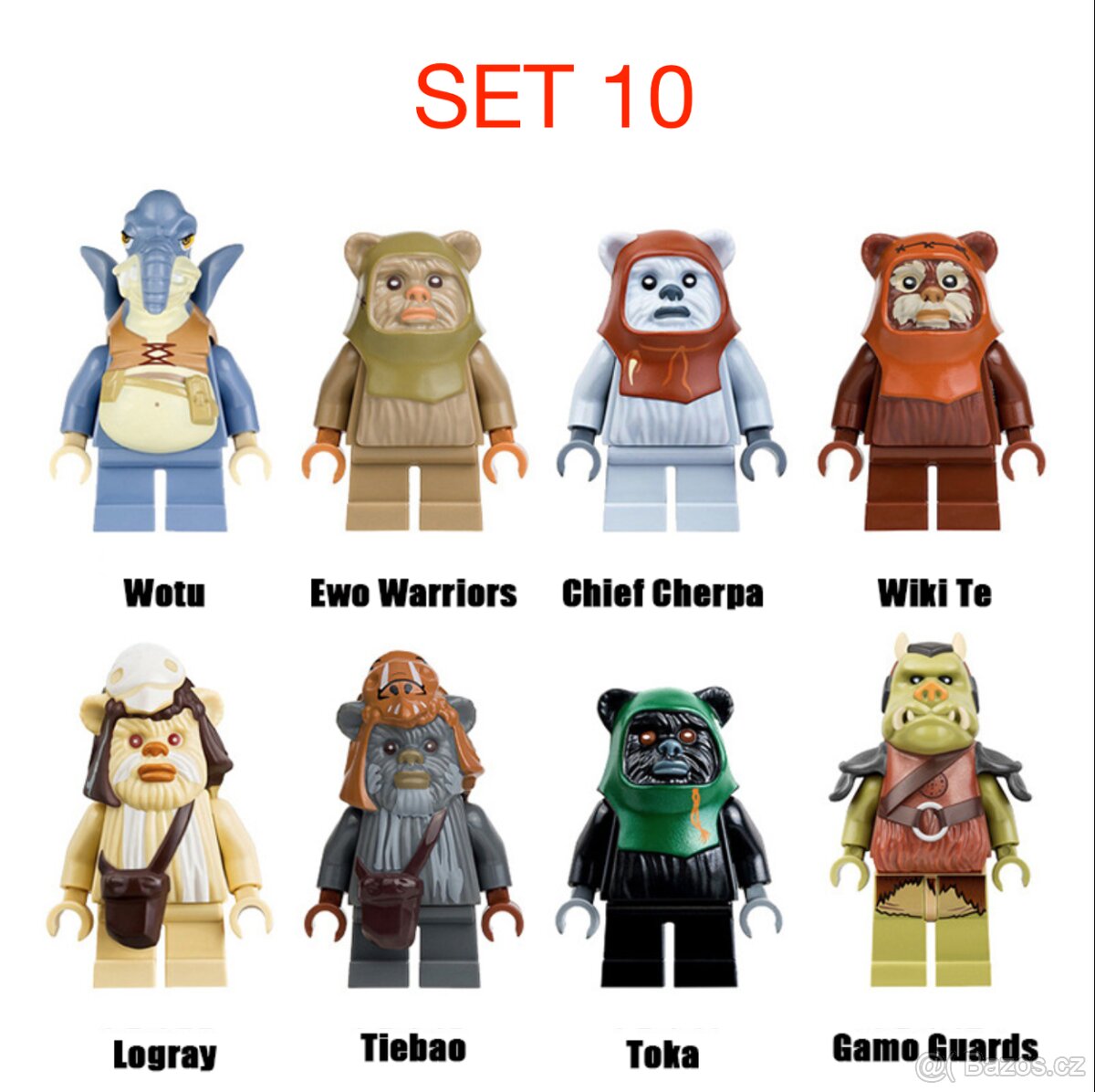 Rôzne figúrky Star Wars 5 (8ks) typ lego - nové - 12
