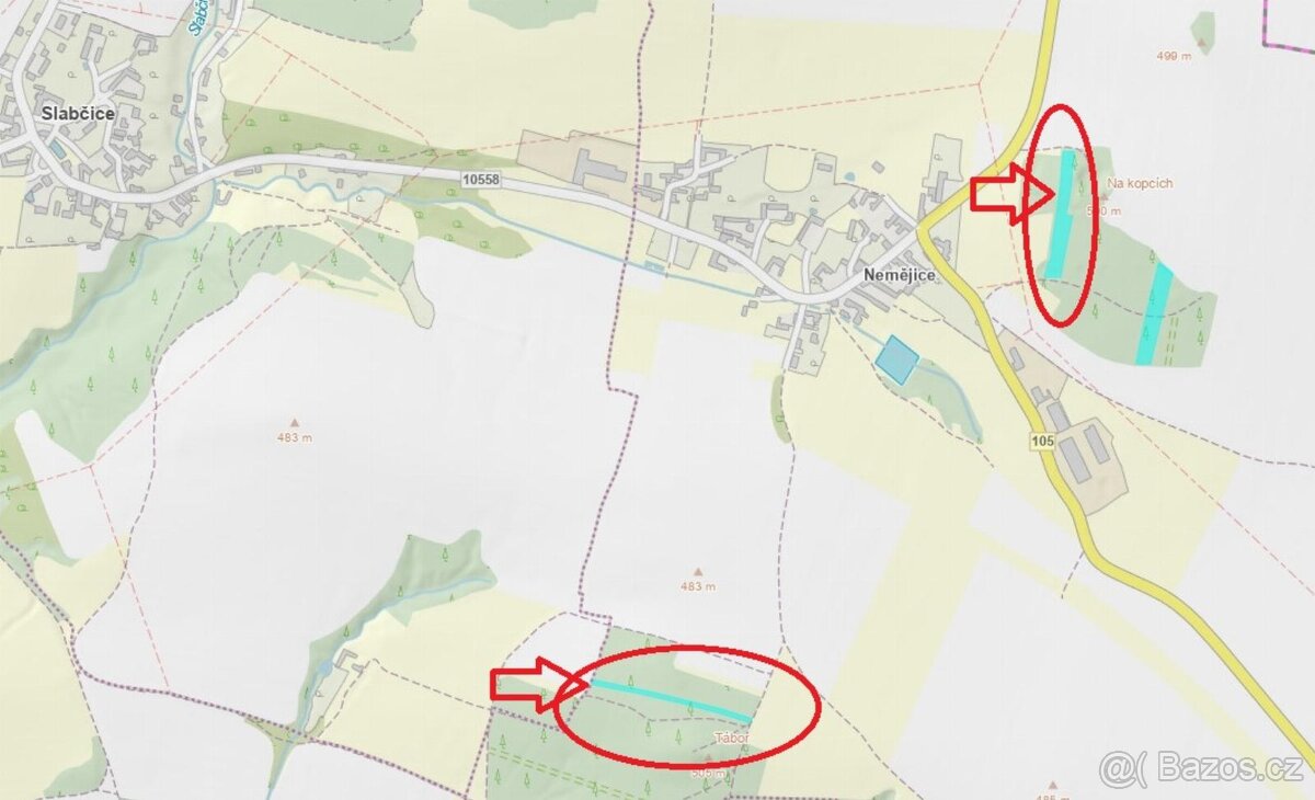 Prodám pozemky v katastrálním území Nemějice - 12