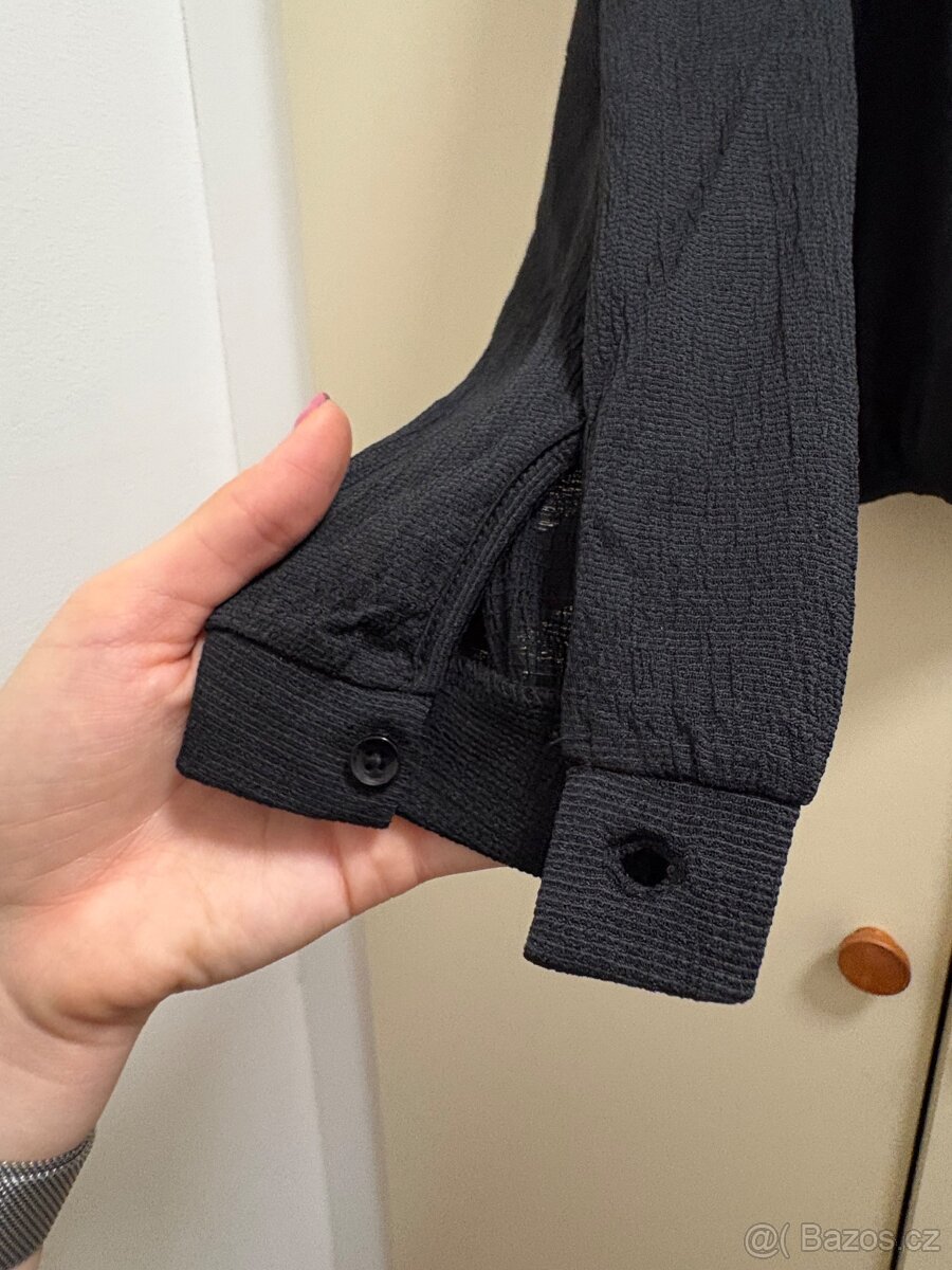 Fialová a černá halenka - 12