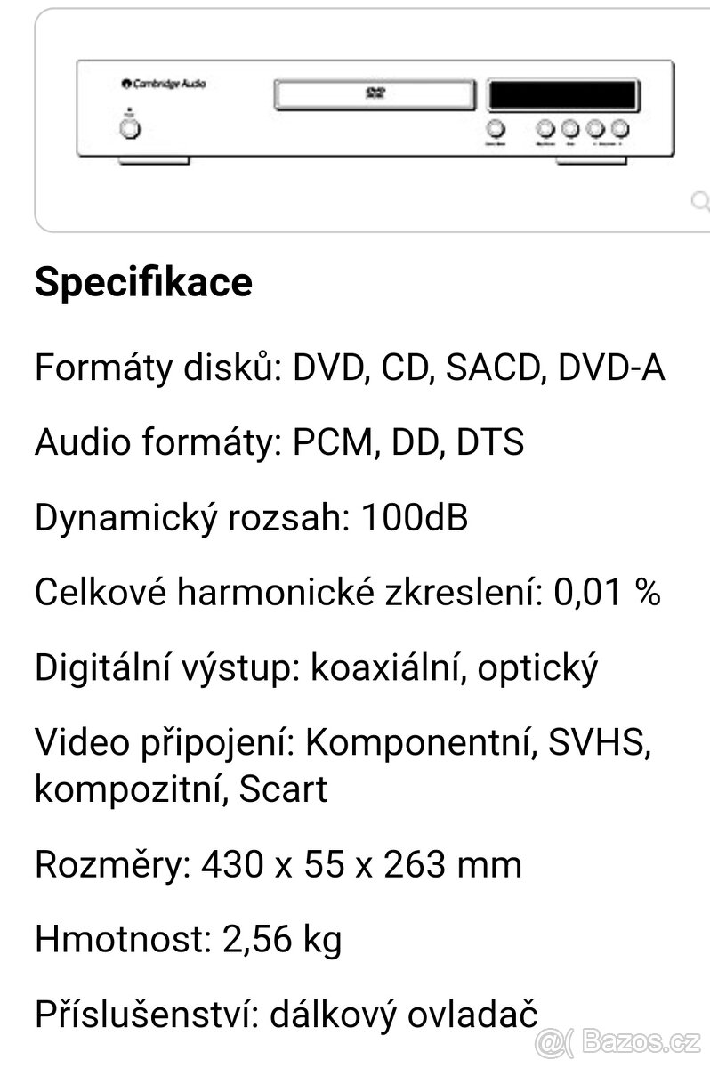 Cambridge Audio dvd85 80 Series - 12