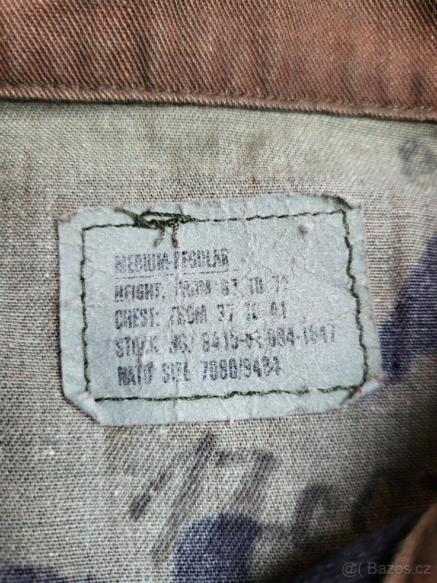 BLŮZA BDU US MARINES WOODLAND MEDIUM - REGULAR - 12