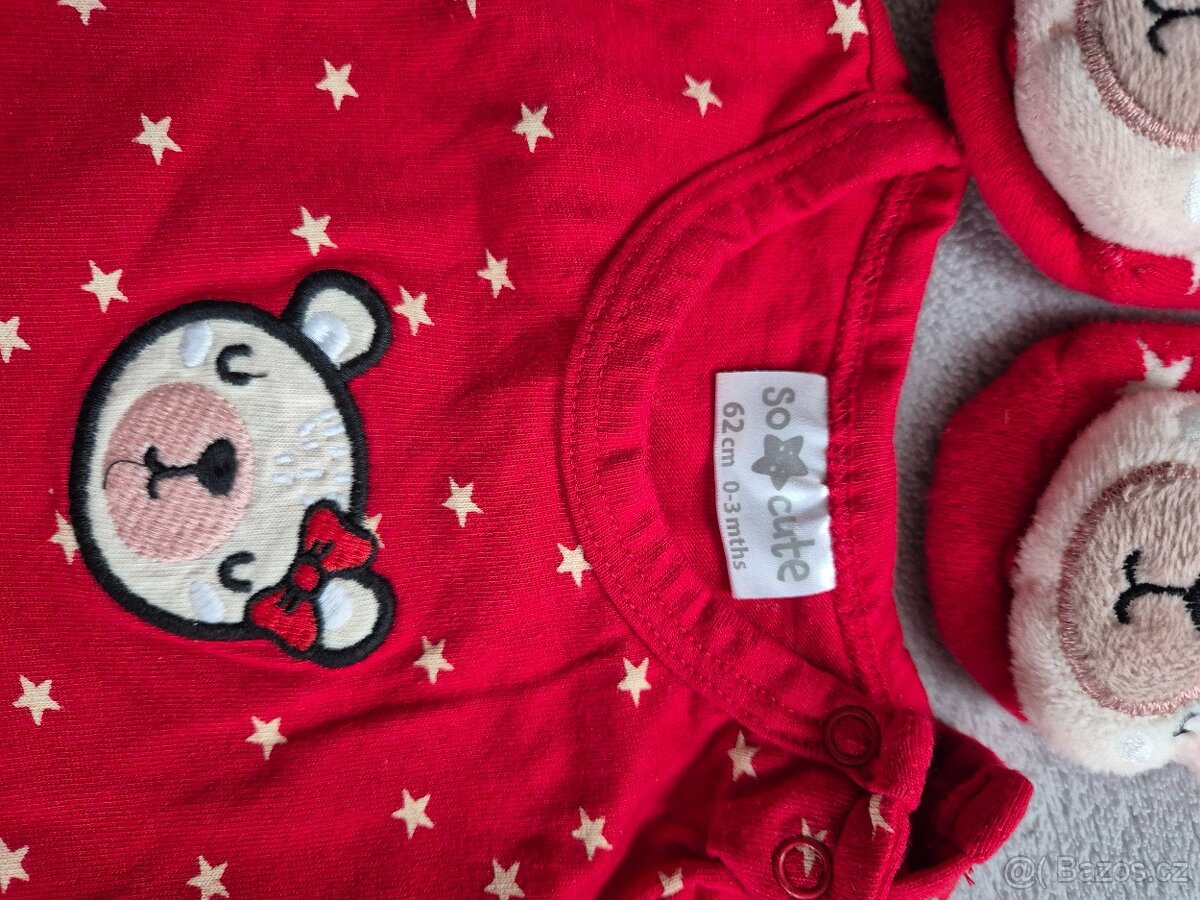 Vánoční oblečky, body, kalhoty, šaty - 12