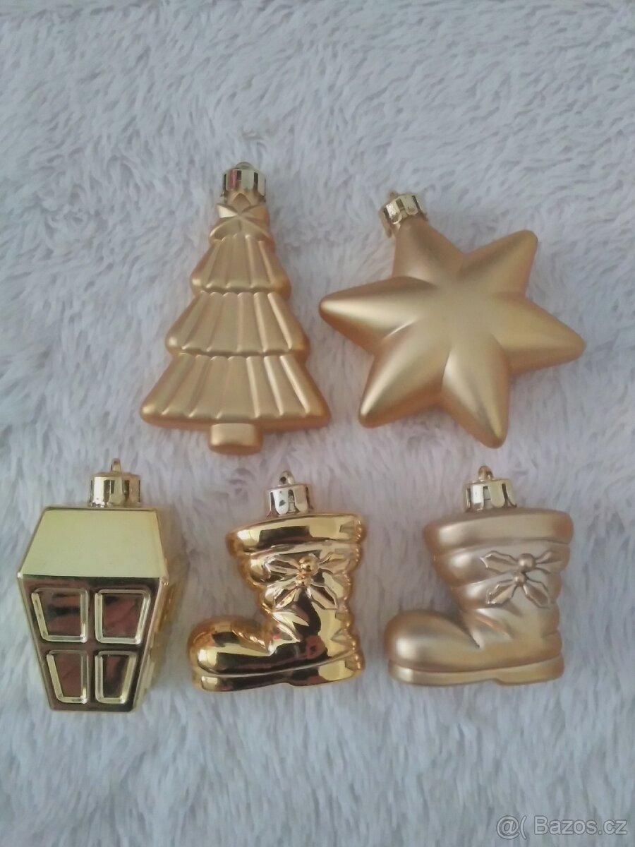 Vánoční ozdoby, retro - 12