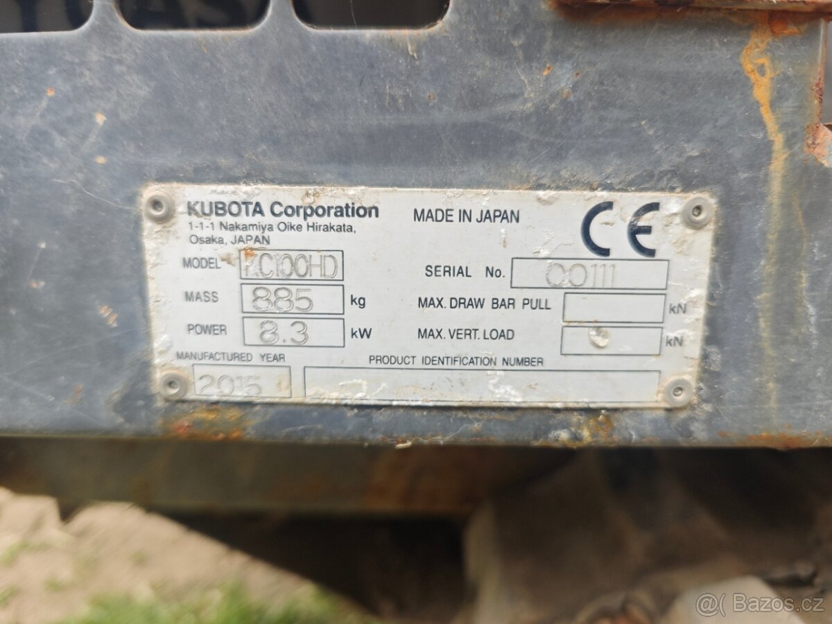 Pásový dumper Kubota KC100HD - 12